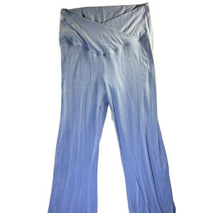 Offline by Aerie Womens Large Pale Pink High Rise Flare Leggings Yoga Active